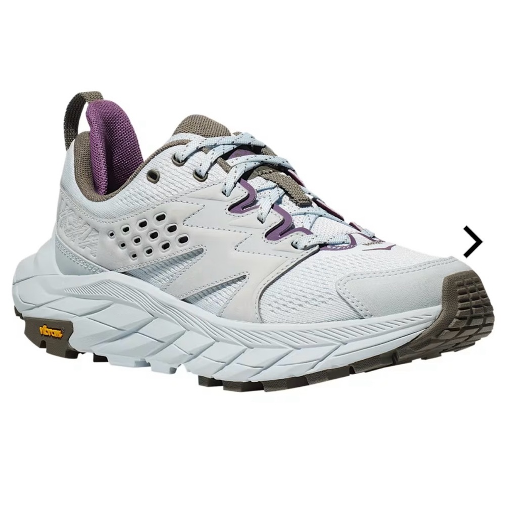 Hoka Women's White and Purple Trail Trainer size 10.5